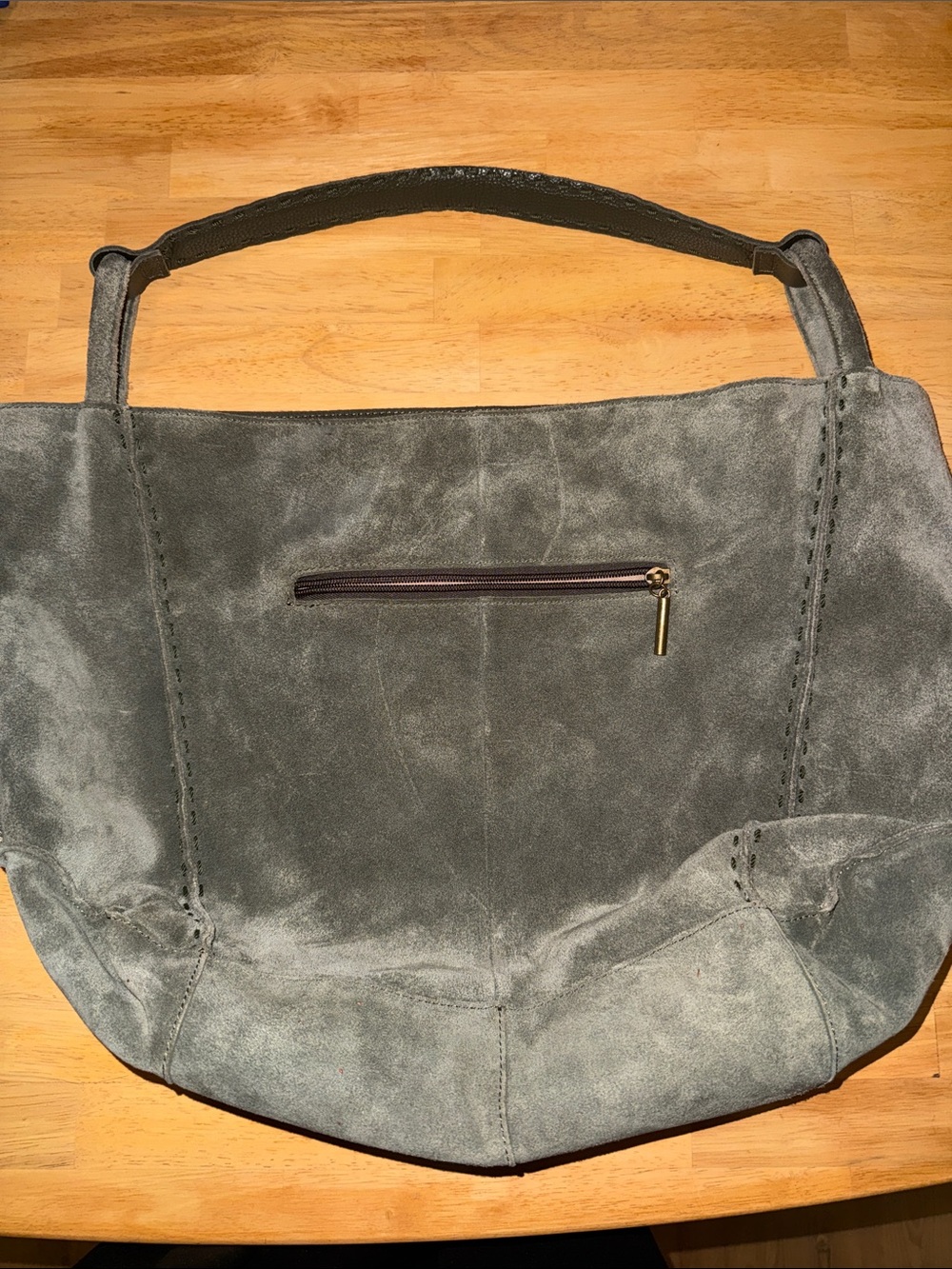 Sak Los Feliz Large Suede Hobo - Moss - Picture 2 of 3